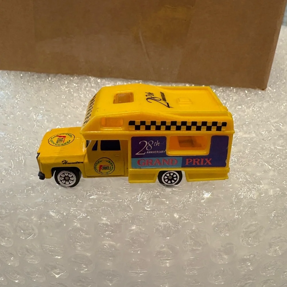 Vintage Realtoy Camper Truck Formula 28th Grand Prix Anniversary Squarebody Toy